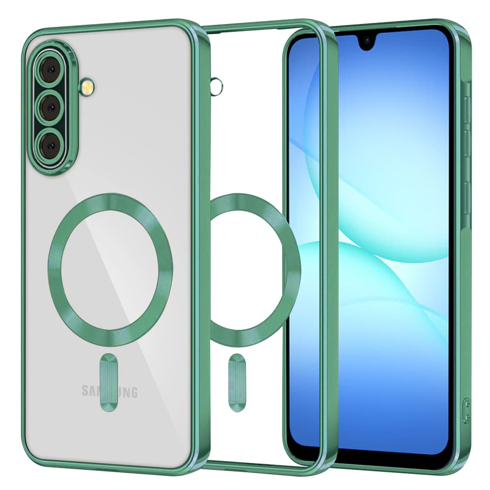 Techsuit Luxury Crystal MagSafe pro Samsung Galaxy A17 5G A17 4G světle zelená - náhled 1