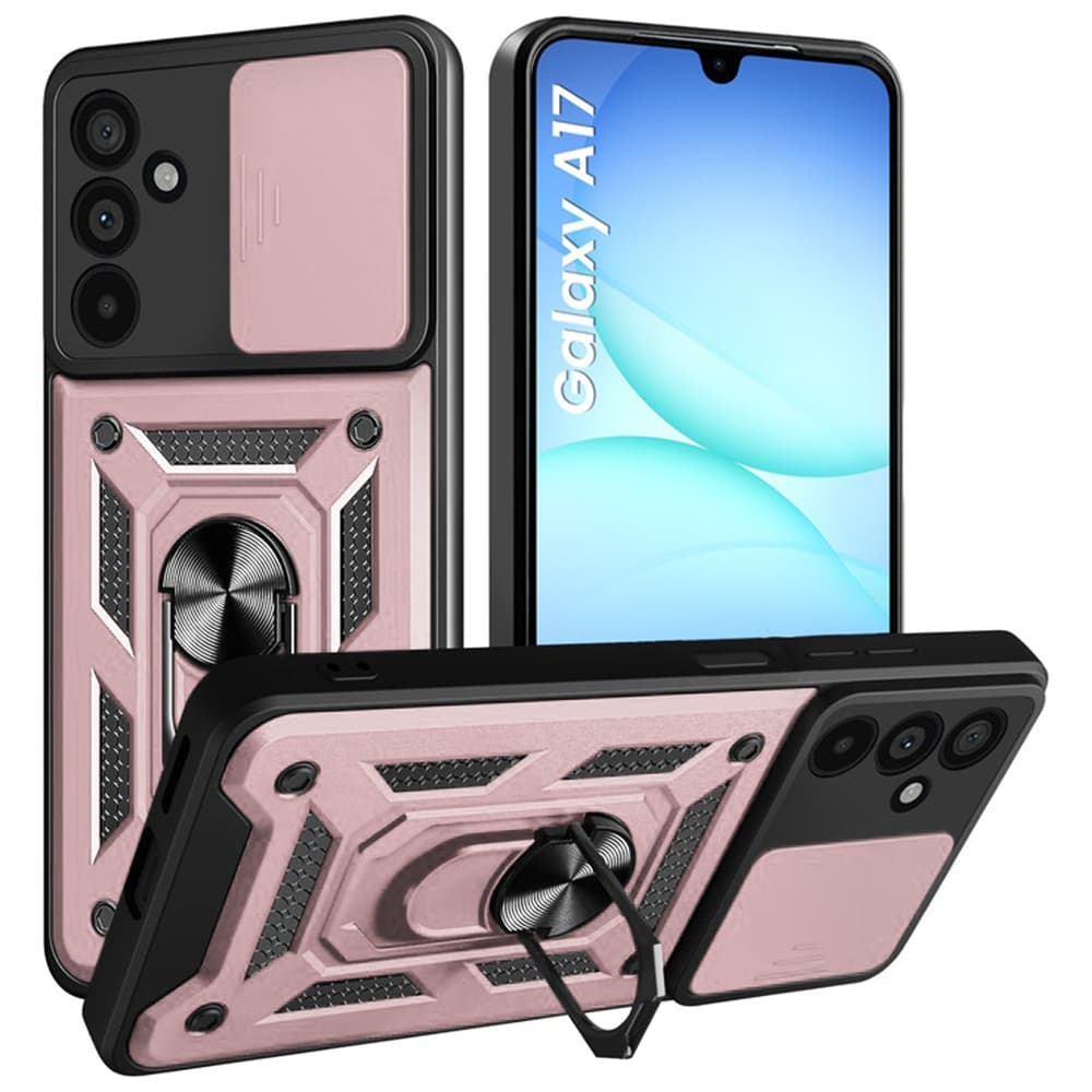 Techsuit CamShield Series Samsung Galaxy A17 5G / A17 4G růžově zlatý - náhled 1