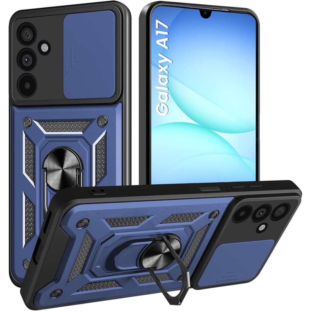 Techsuit CamShield Series pro Samsung Galaxy A17 5G A17 4G modrá - náhled 1