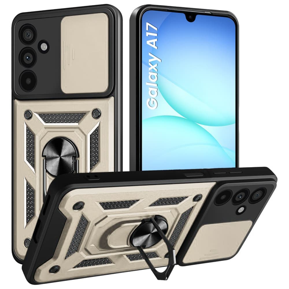 Techsuit CamShield Series pro Samsung Galaxy A17 5G / A17 4G zlatá - náhled 1