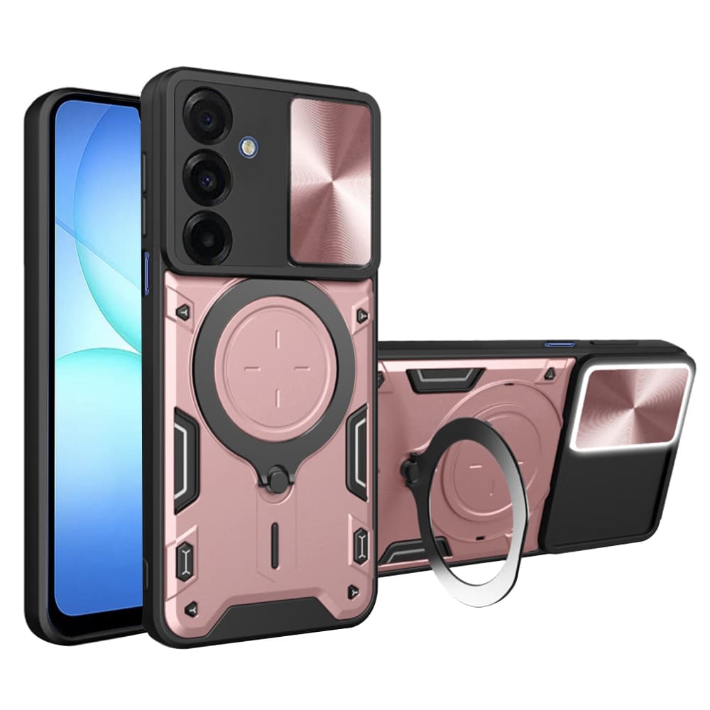 Techsuit CamGuard Pro pro Samsung Galaxy A17 5G A17 4G růžově zlatý - náhled 1