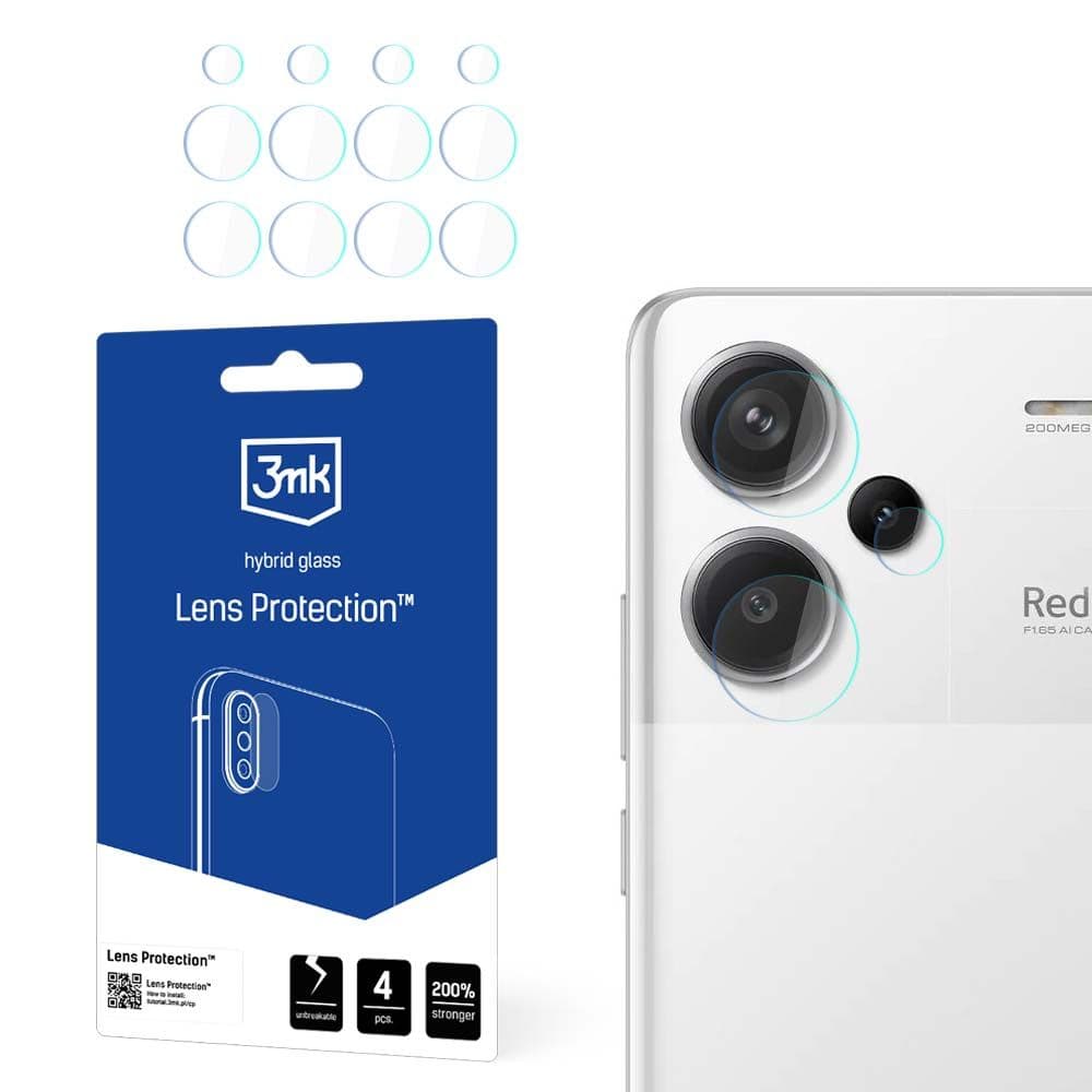 3mk Ochrana objektivu (4 ks) Xiaomi Redmi Note 13 Pro+ 5G Čirá - náhled 1