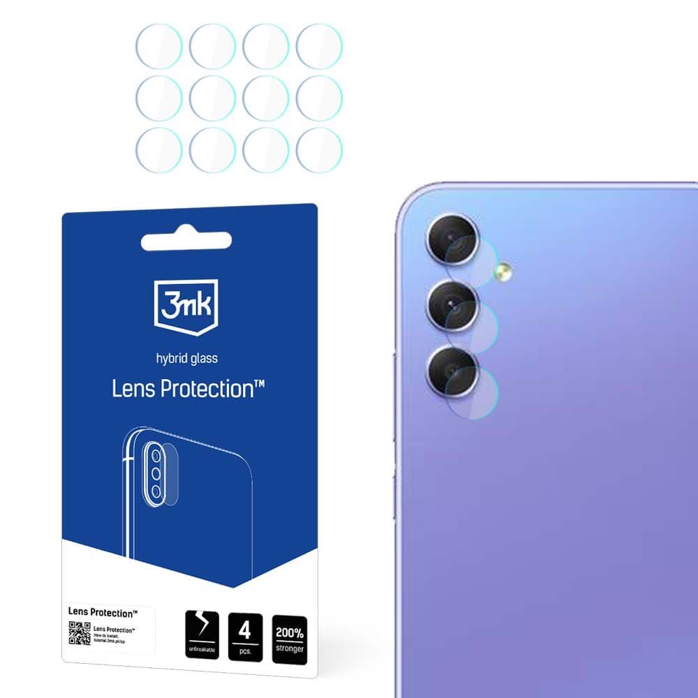 3mk Lens Protection (4 ks) Samsung Galaxy A35 / A55 5G průhledný - náhled 1