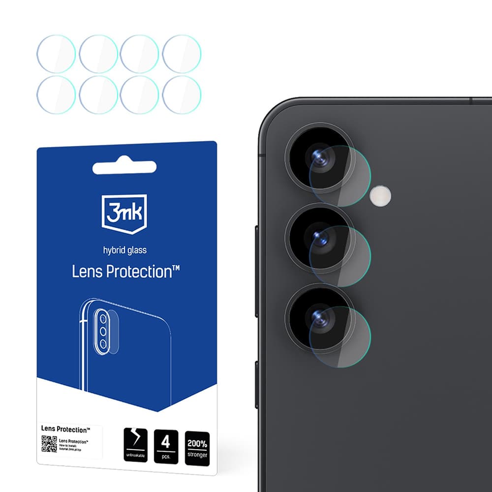 3mk Lens Protection (4 pack) Samsung Galaxy S25 čirý - náhled 1