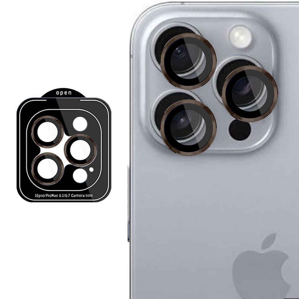 3mk Lens Protection Pro iPhone 16 Pro iPhone 16 Pro Max růžově hnědá - náhled 1
