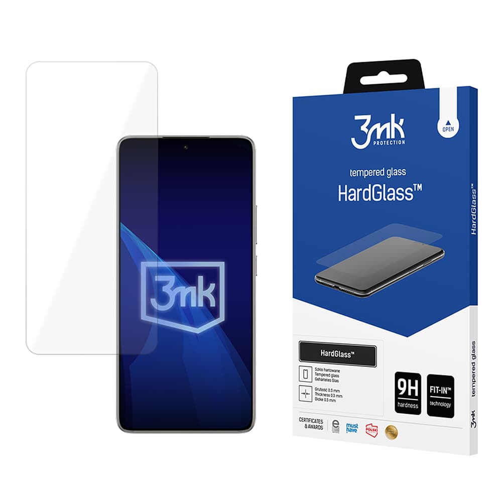 3mk HardGlass tvrzené sklo na displej Xiaomi 14T 14T Pro čiré