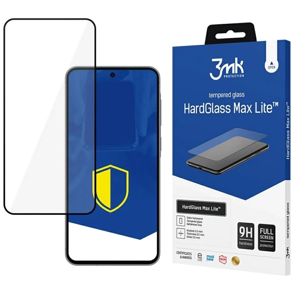 3mk HardGlass Max Lite tvrzené sklo Samsung Galaxy A36 5G A56 5G černá