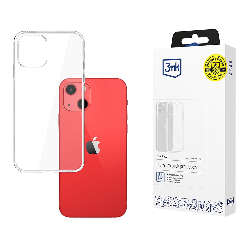 3mk Clear Case iPhone 13 Průhledný - náhled 1