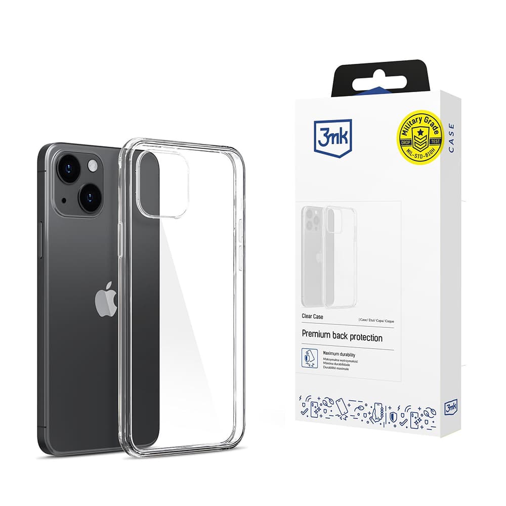 3mk Clear Case iPhone 15 Průhledný - náhled 1