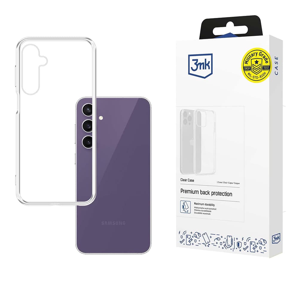 3mk Clear Case Samsung Galaxy S24 FE průhledný - náhled 1