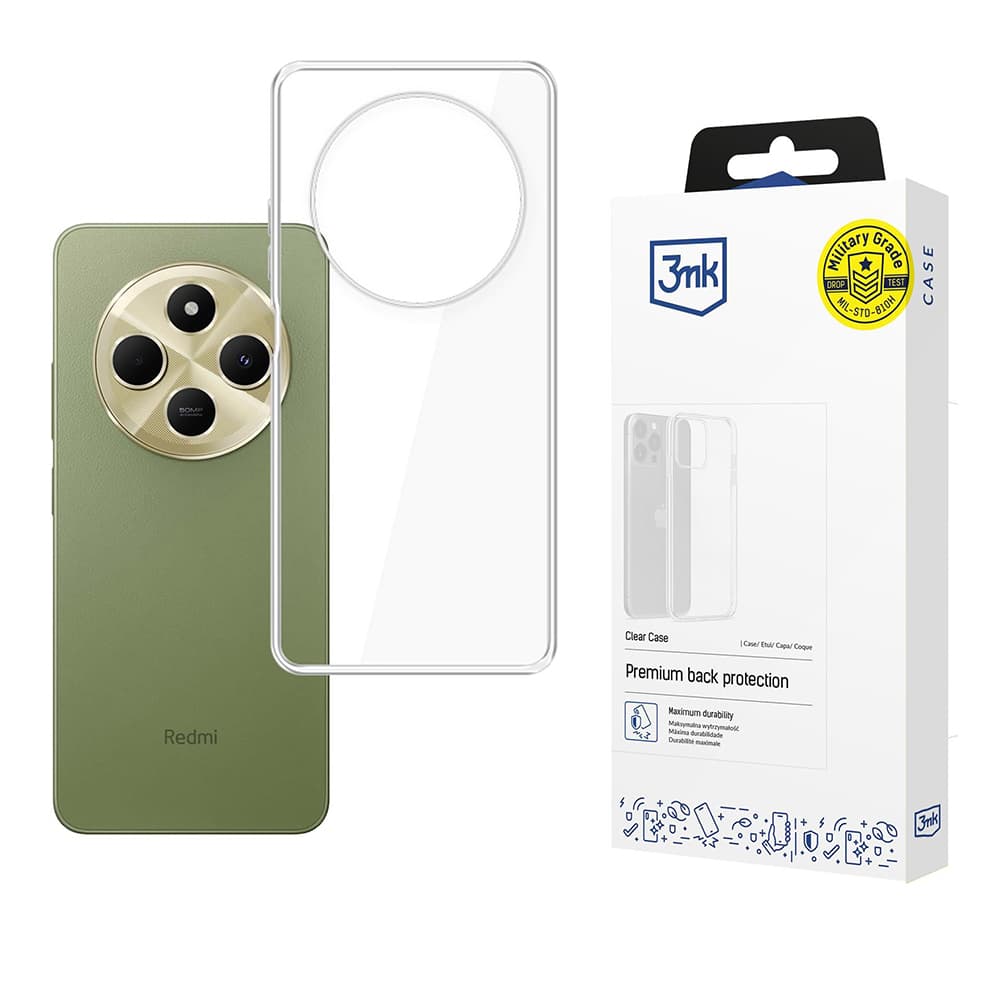 3mk Clear Case pro Xiaomi Redmi 14C průhledný