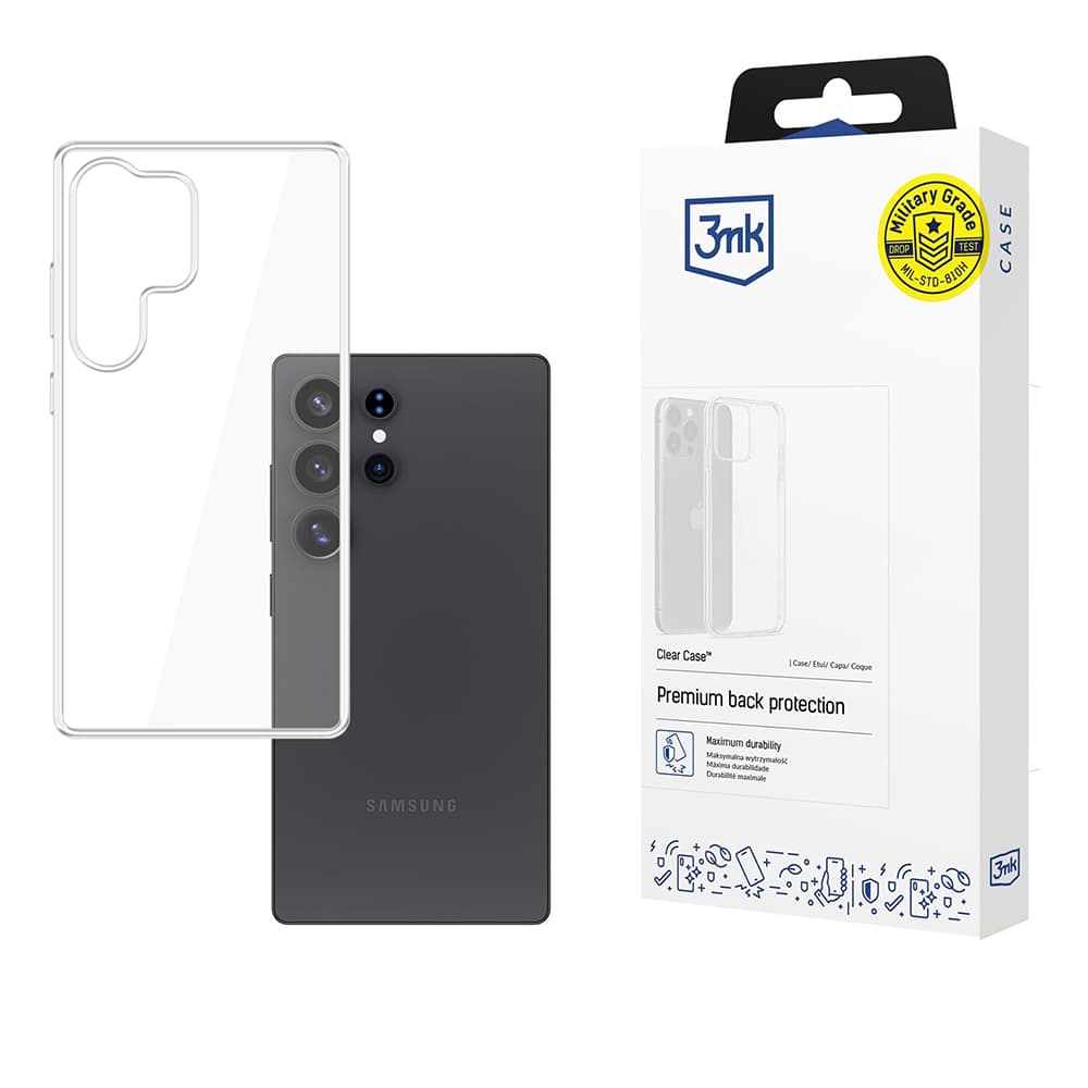 3mk Clear Case Samsung Galaxy S25 Ultra Průhledný - náhled 1