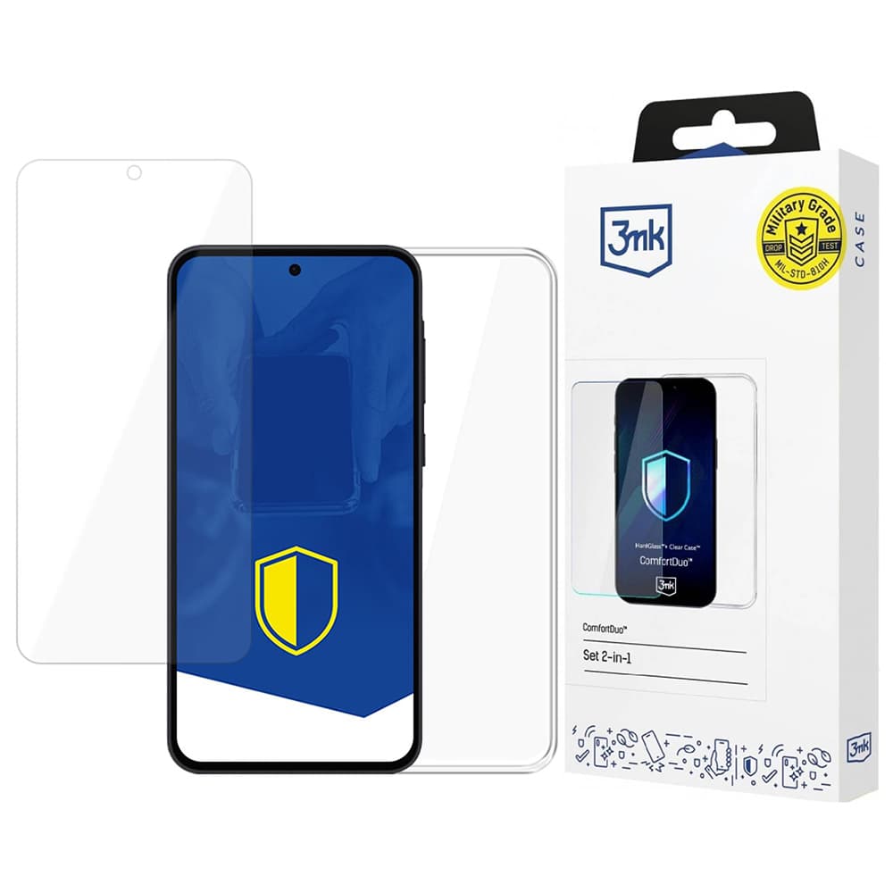 3mk Pack ComfortDuo sklo a pouzdro Samsung Galaxy A36 5G A56 5G průhledné - náhled 1