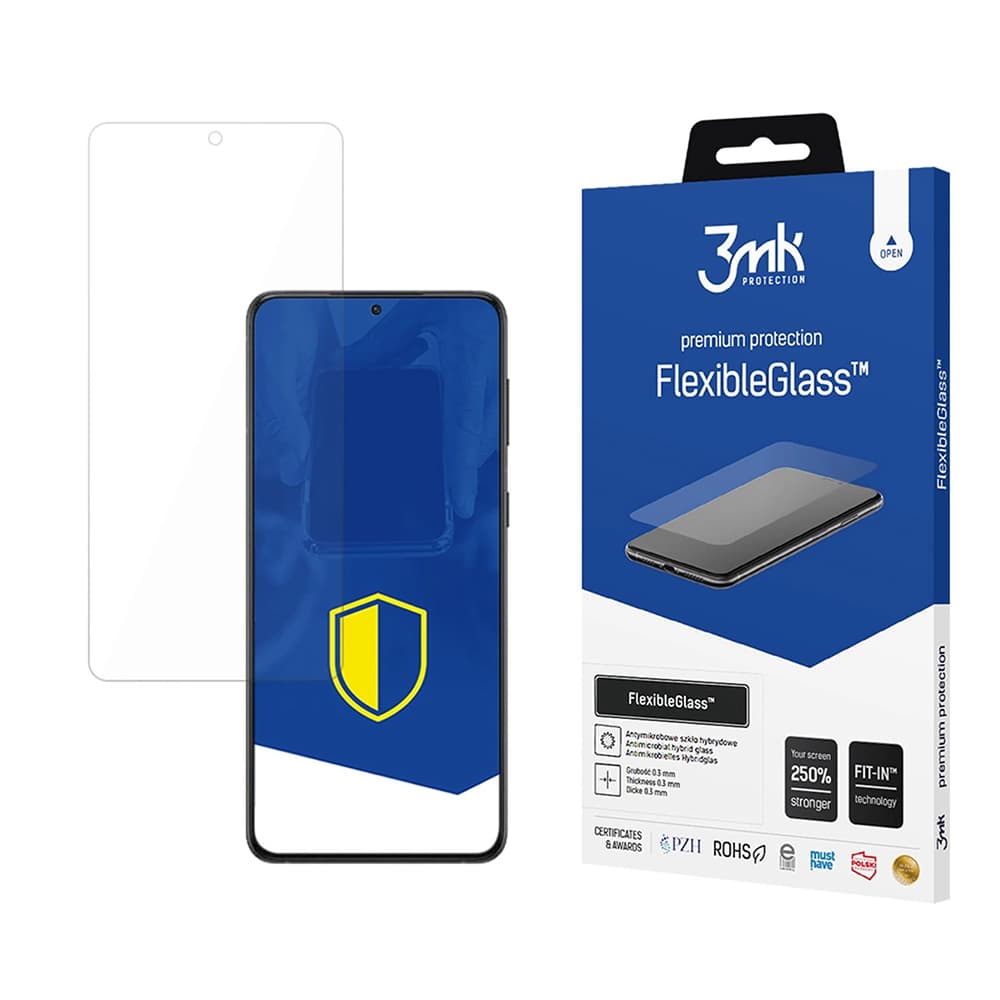 3mk FlexibleGlass Samsung Galaxy S24 FE průhledné sklo - náhled 1