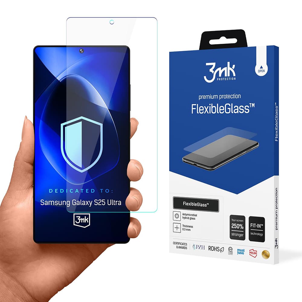 3mk FlexibleGlass pro Samsung Galaxy S25 Ultra čirý - náhled 1