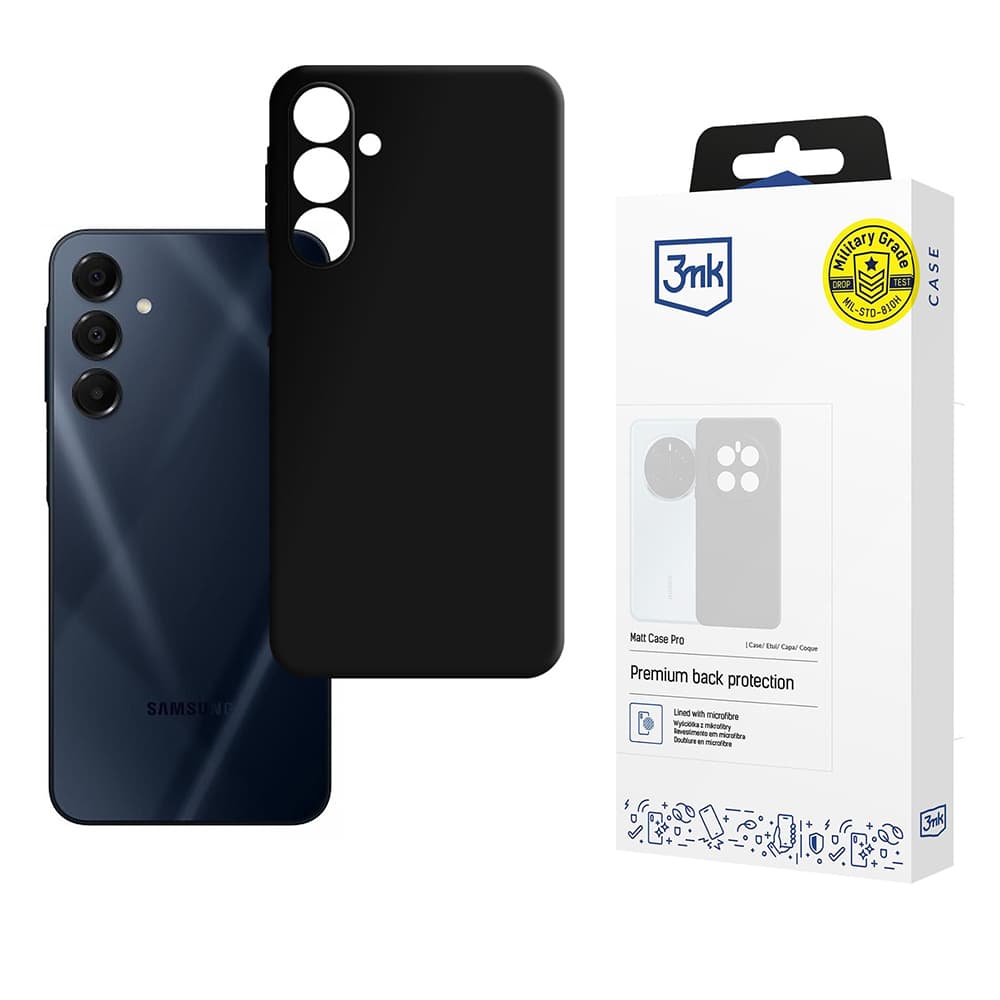 3mk Matt Case Pro pro Samsung Galaxy A16 4G černý - náhled 1