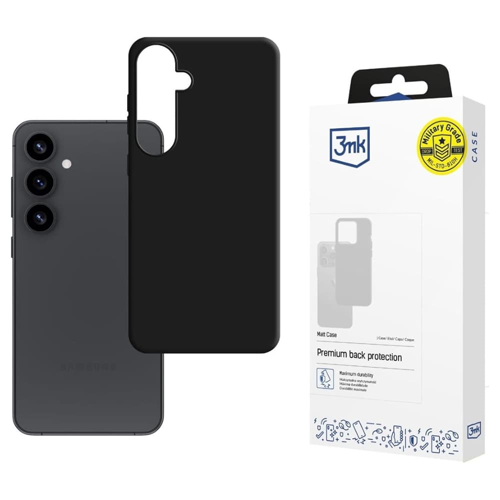 3mk Matt Case pro Samsung Galaxy S25 černý - náhled 1
