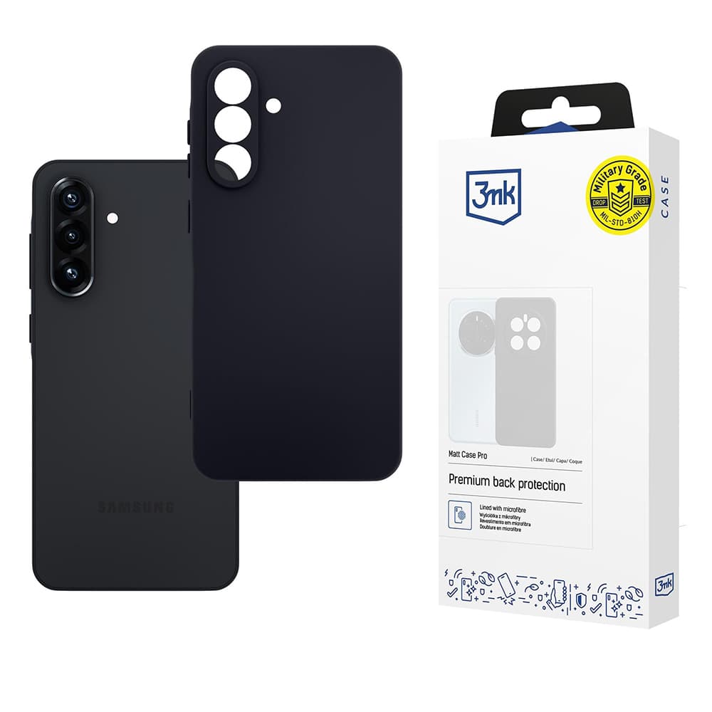 3mk Matt Case Samsung Galaxy A56 5G černý obal - náhled 1