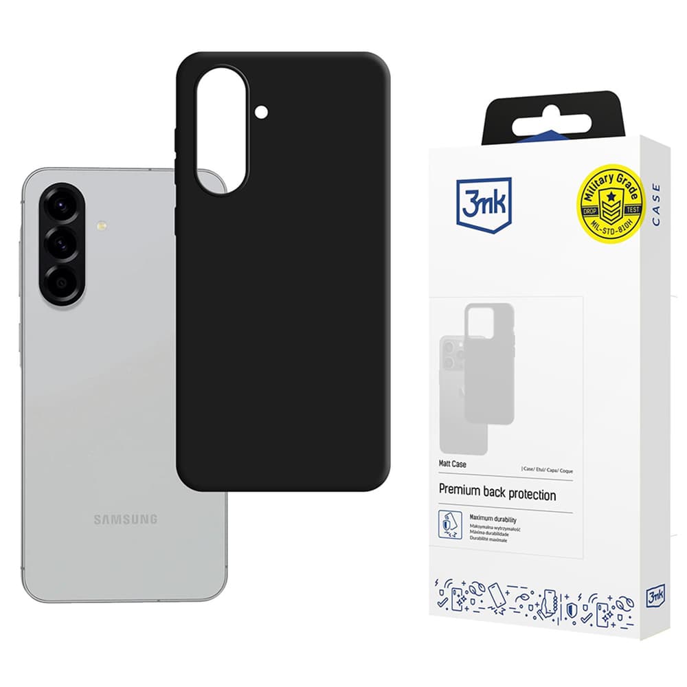 3mk Matt Case pro Samsung Galaxy A36 Galaxy A56 5G černý - náhled 1