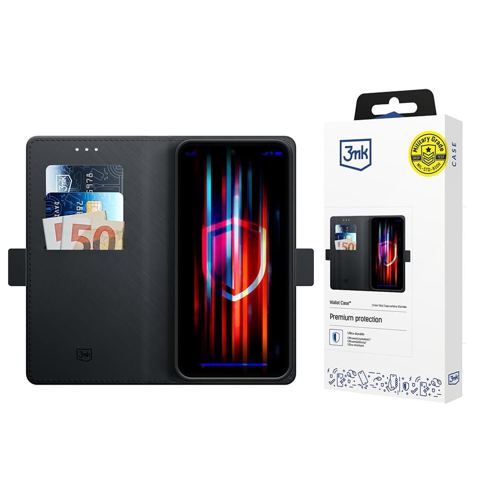 3mk Wallet Case pro Samsung Galaxy S25 černá - náhled 1