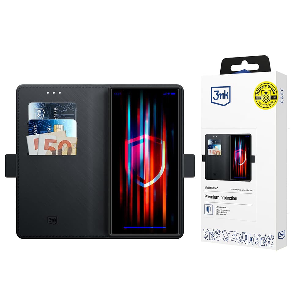 Pouzdro 3mk Wallet pro Samsung Galaxy S25 Ultra černé - náhled 1