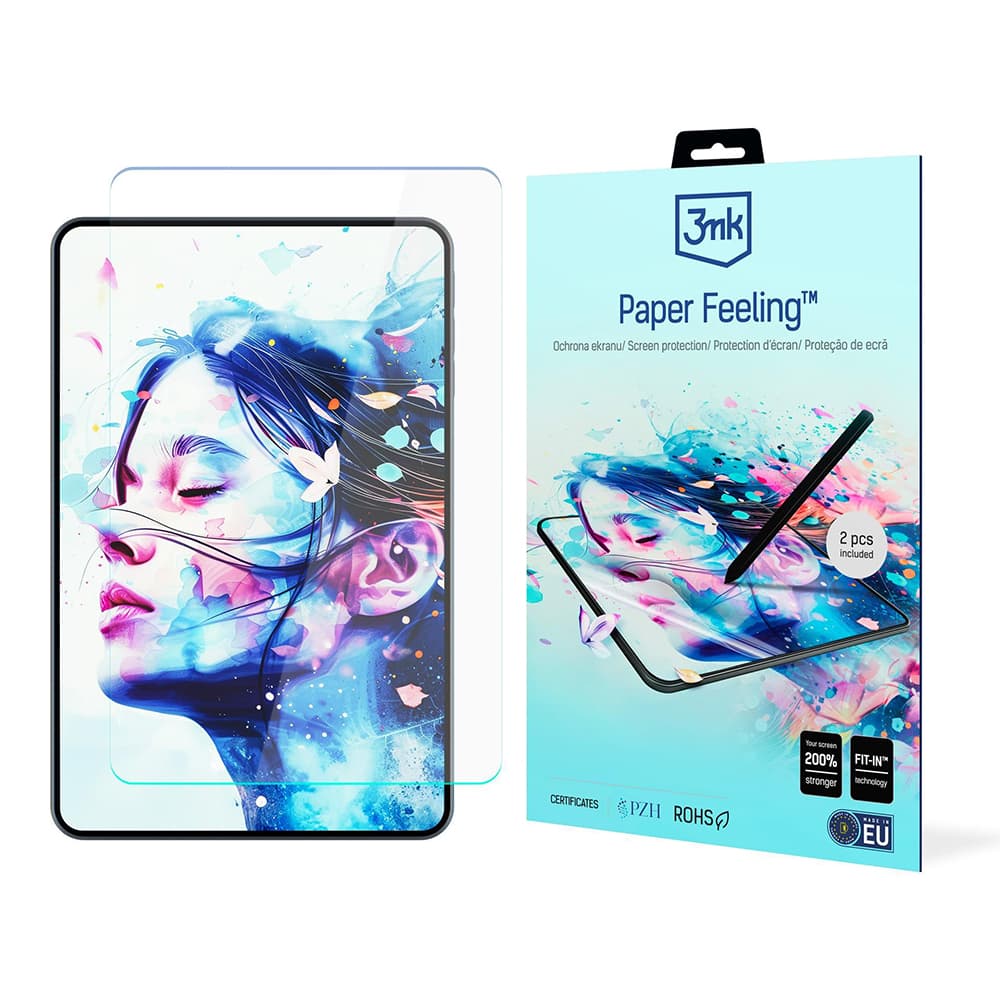3mk Paper Feeling (2 ks) iPad 10 (2022) 10.9 / 11 (2025) průhledný - náhled 1