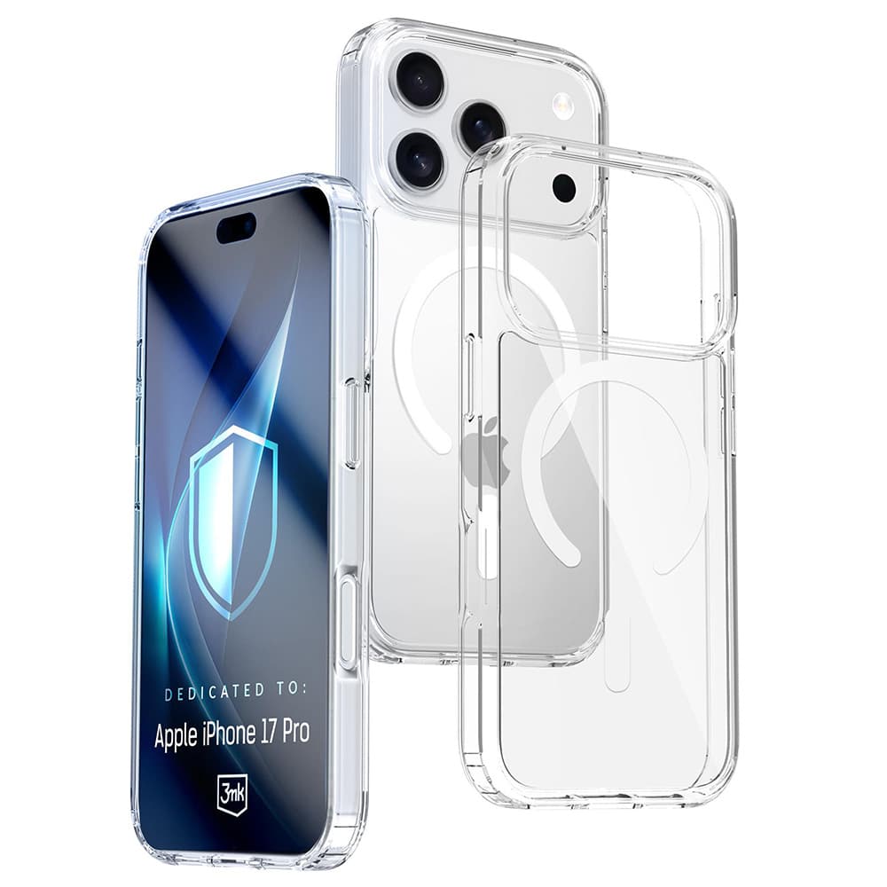 3mk Armor MagCase pro iPhone 17 Pro průhledný