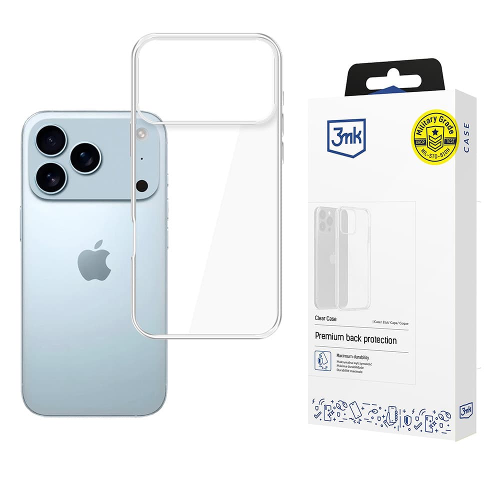 3mk Clear Case iPhone 17 Pro průhledný