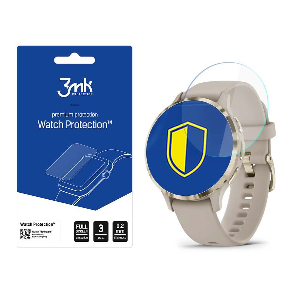 3mk Watch Protection ARC (3 balení) Garmin Venu 3S průhledná - náhled 1