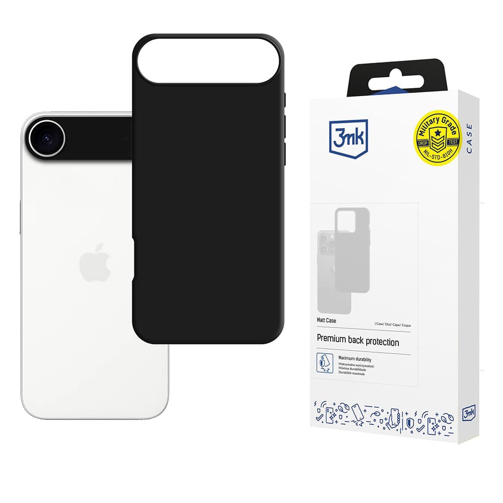 3mk Matt Case pro iPhone 17 Air černý - náhled 1