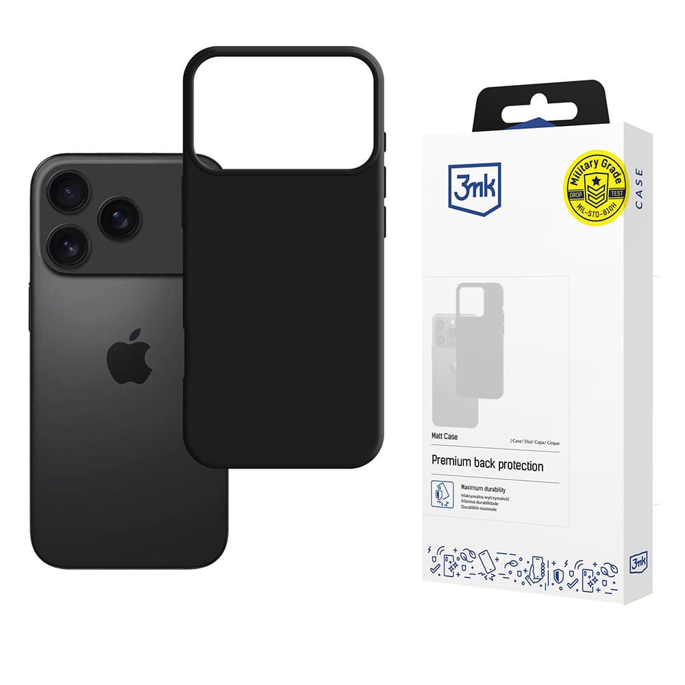 3mk Matt Case pro iPhone 17 Pro černý - náhled 1