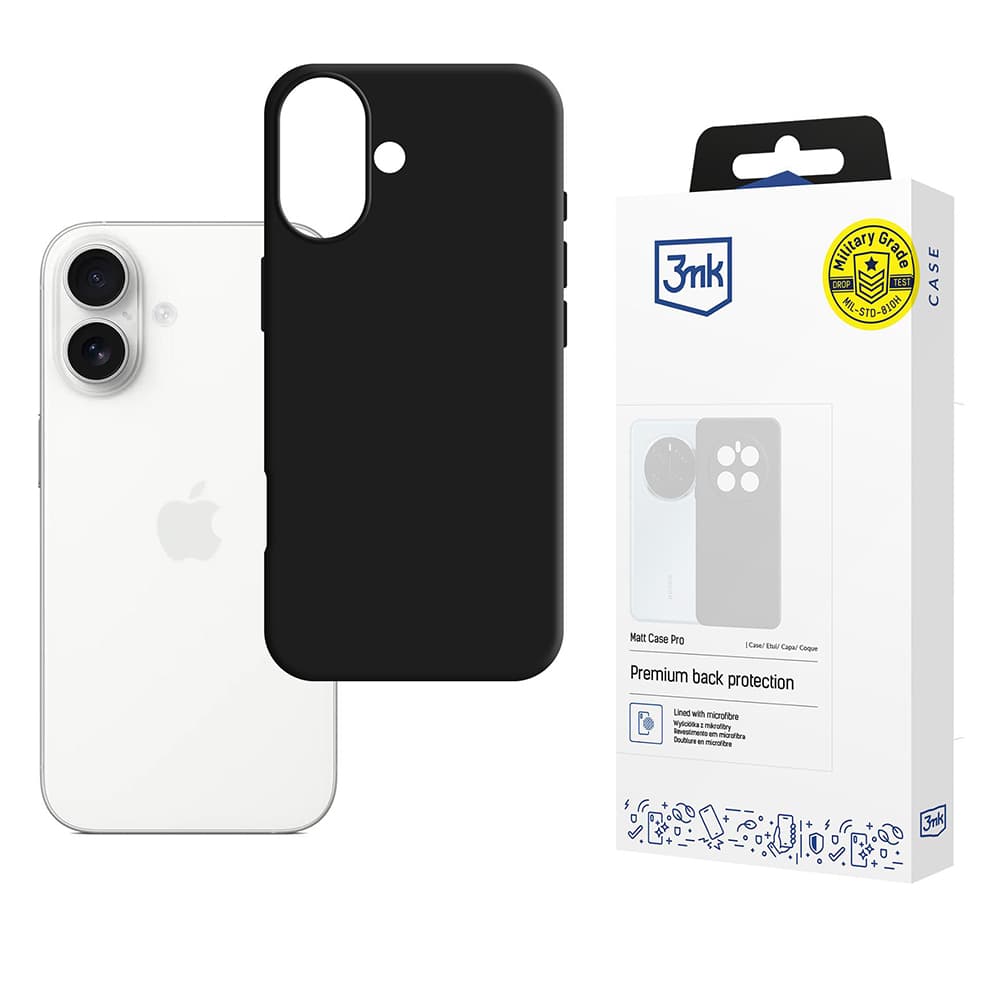 3mk Matt Case Pro pro iPhone 17 černý - náhled 1