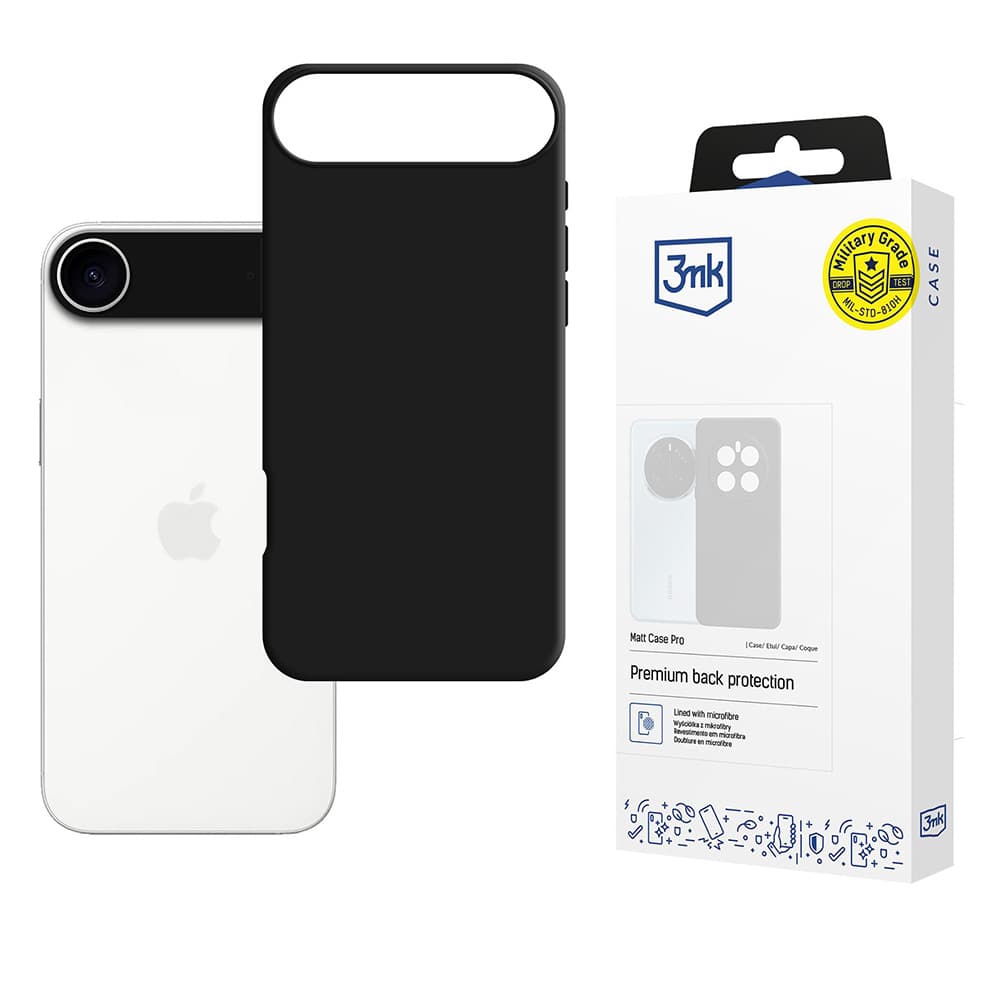 3mk Matt Case Pro pro iPhone 17 Air černý - náhled 1
