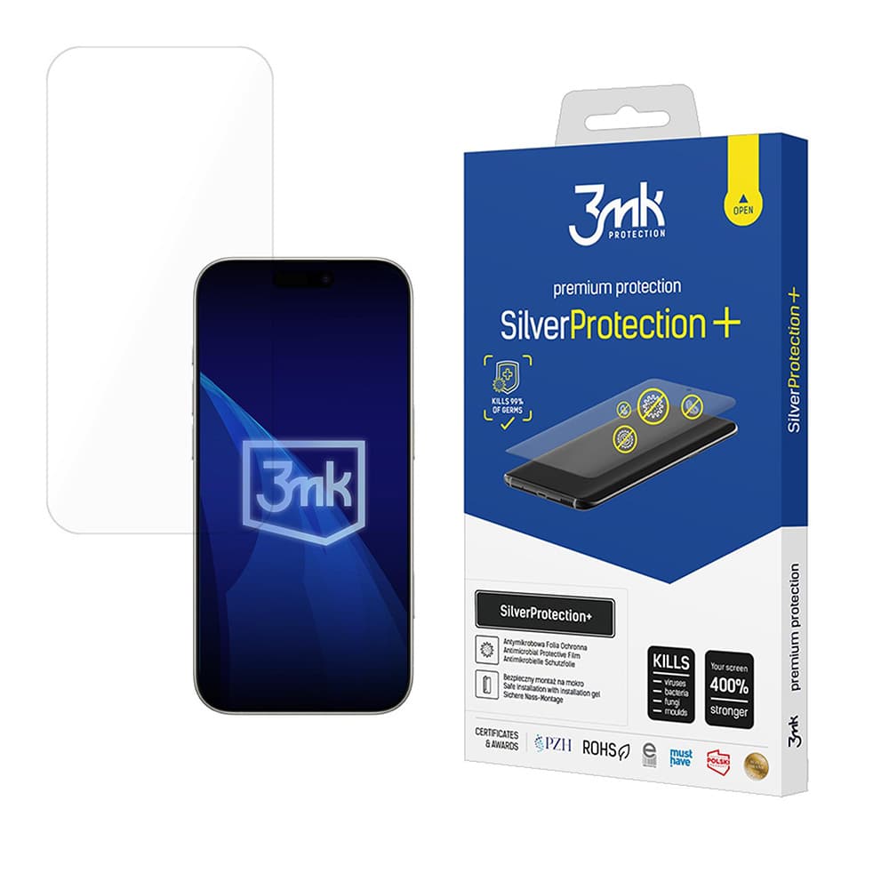 3mk SilverProtection+ fólie iPhone 17 čirá - náhled 1
