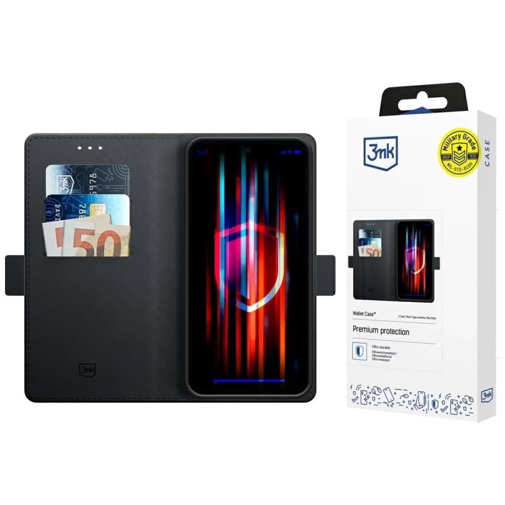 Pouzdro na peněženku 3mk iPhone 17 Pro černé - náhled 1