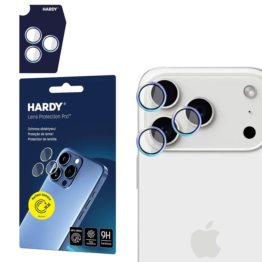 3mk Hardy ochrana čočky pro iPhone 17 Pro iPhone 17 Pro Max duhová - náhled 1