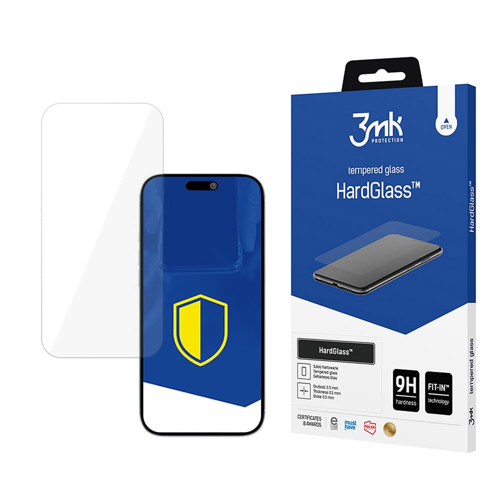 3mk HardGlass tvrzené sklo na displej iPhone 17 Air čiré