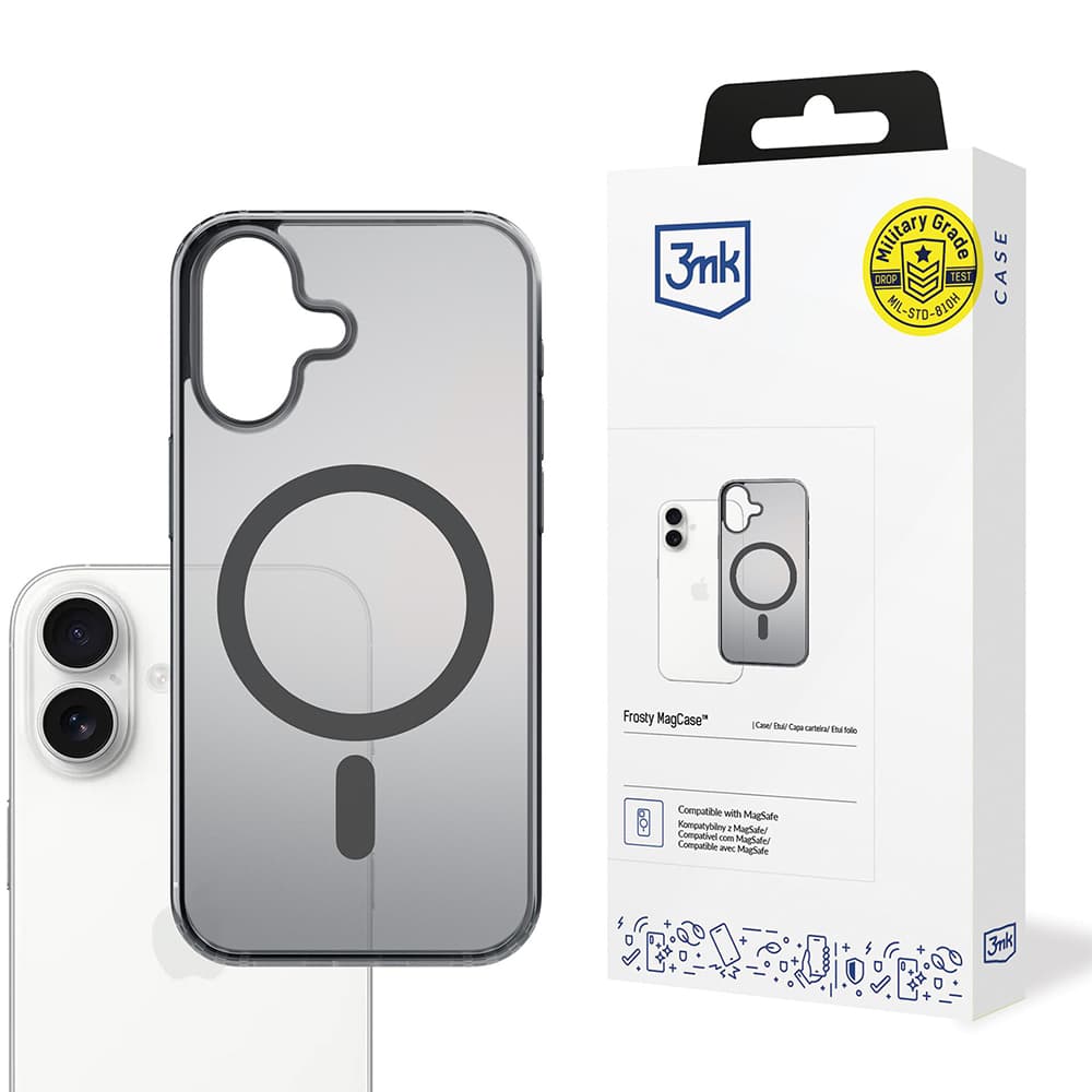 3mk Frosty MagCase pro iPhone 17 šedý - náhled 1