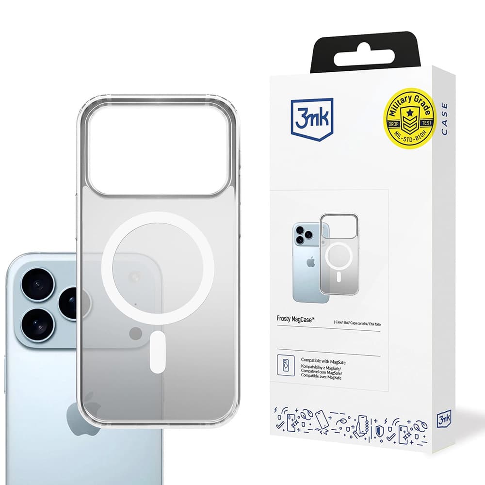 3mk Frosty MagCase pro iPhone 17 Pro bílý - náhled 1