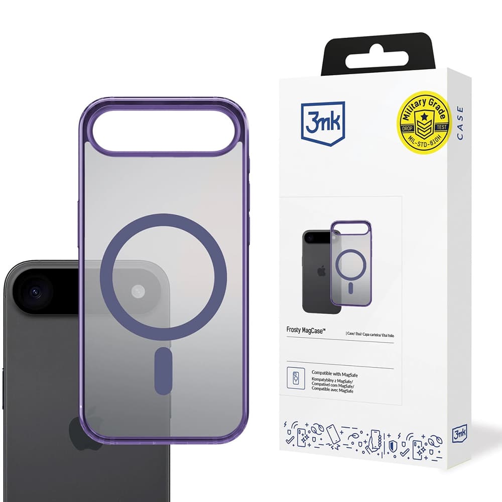 3mk Frosty MagCase pro iPhone 17 Air fialová - náhled 1