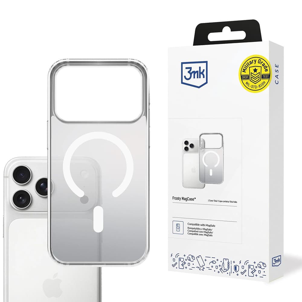 3mk Frosty MagCase pro iPhone 17 Pro Max bílý - náhled 1