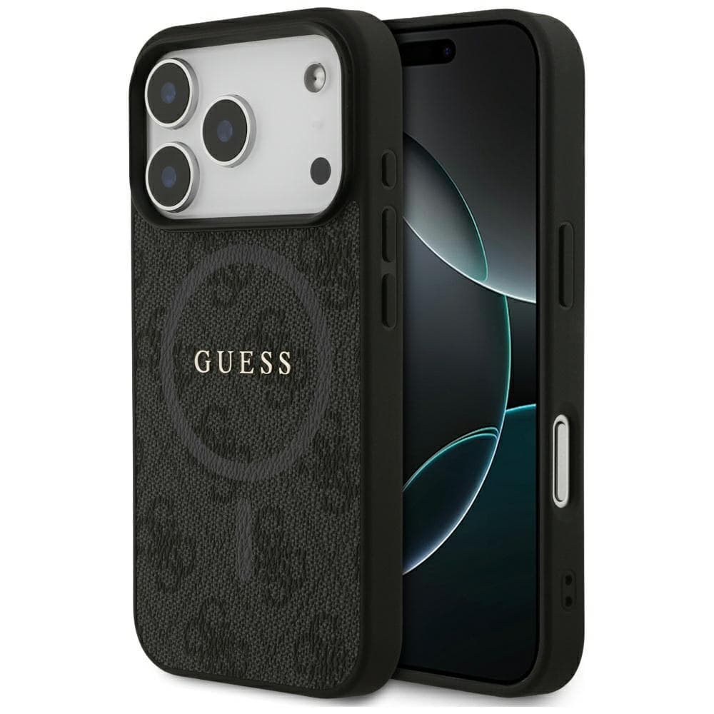 Guess 4G Ring Classic Logo MagSafe iPhone 17 Pro černý - náhled 1