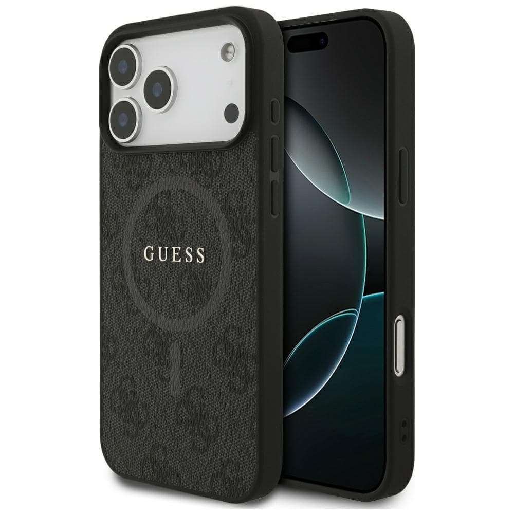 Guess 4G Ring Classic Logo MagSafe iPhone 17 Pro Max černý - náhled 1