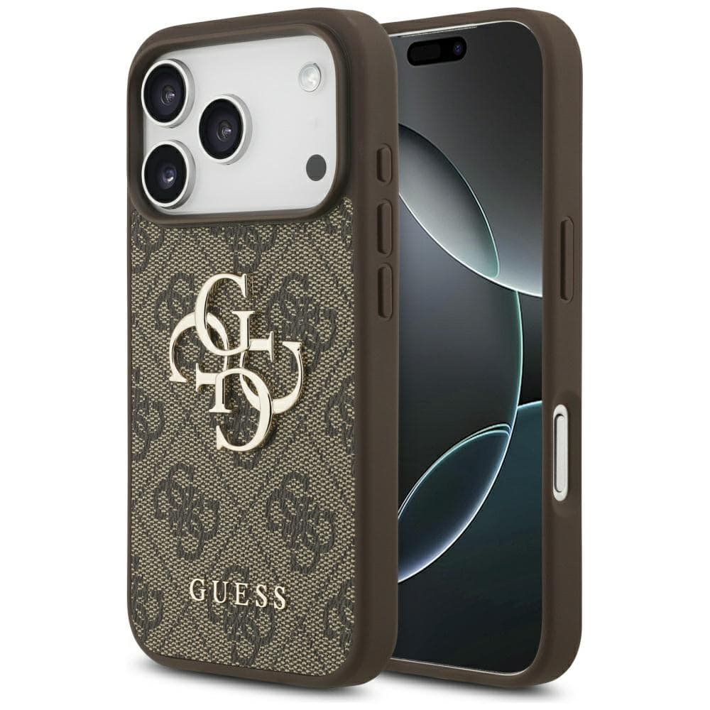 Guess Hardcase 4G Big Logo iPhone 17 Pro Max hnědý - náhled 1