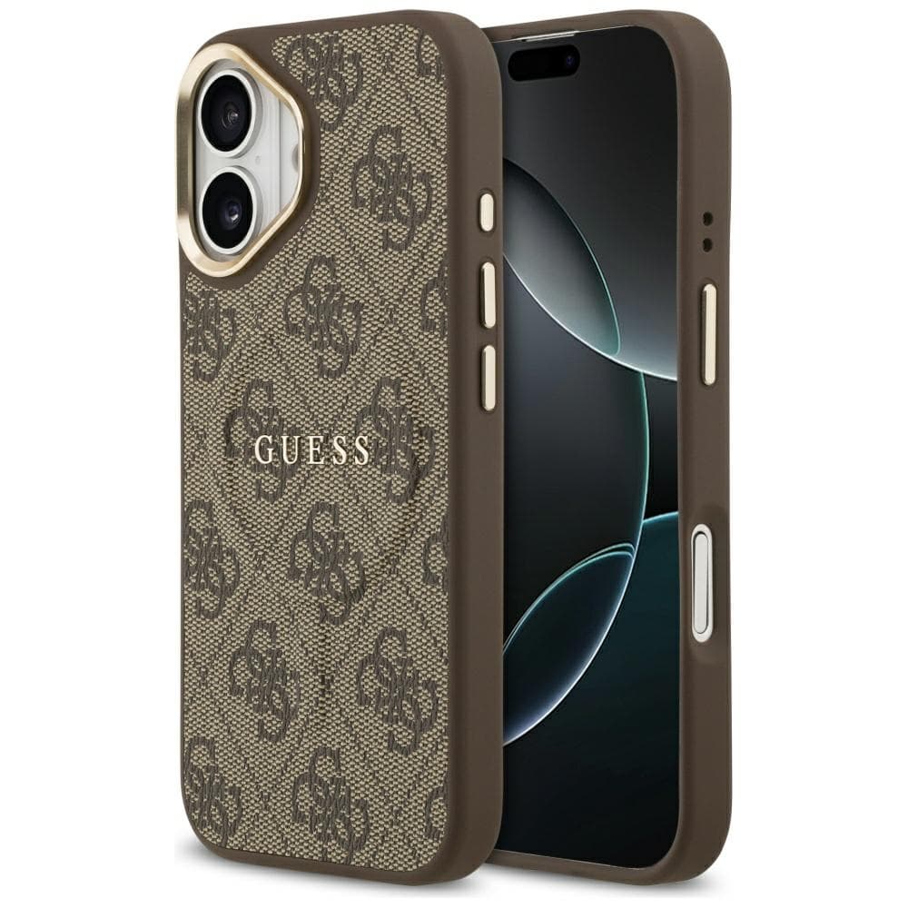 Guess Hardcase 4G Classic MagSafe iPhone 17 Hnědý - náhled 1