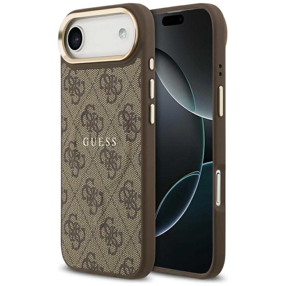 Guess Hardcase 4G Classic MagSafe iPhone 17 Air Hnědý - náhled 1