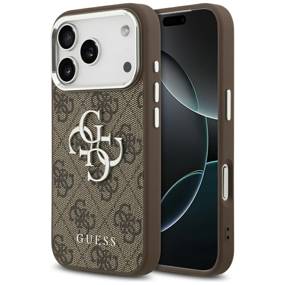 Guess Hardcase Big 4G Logo Classic Logo iPhone 17 Pro hnědý - náhled 1