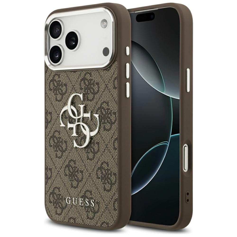 Guess Hardcase Big 4G Logo Classic Logo iPhone 17 Pro Max hnědá - náhled 1