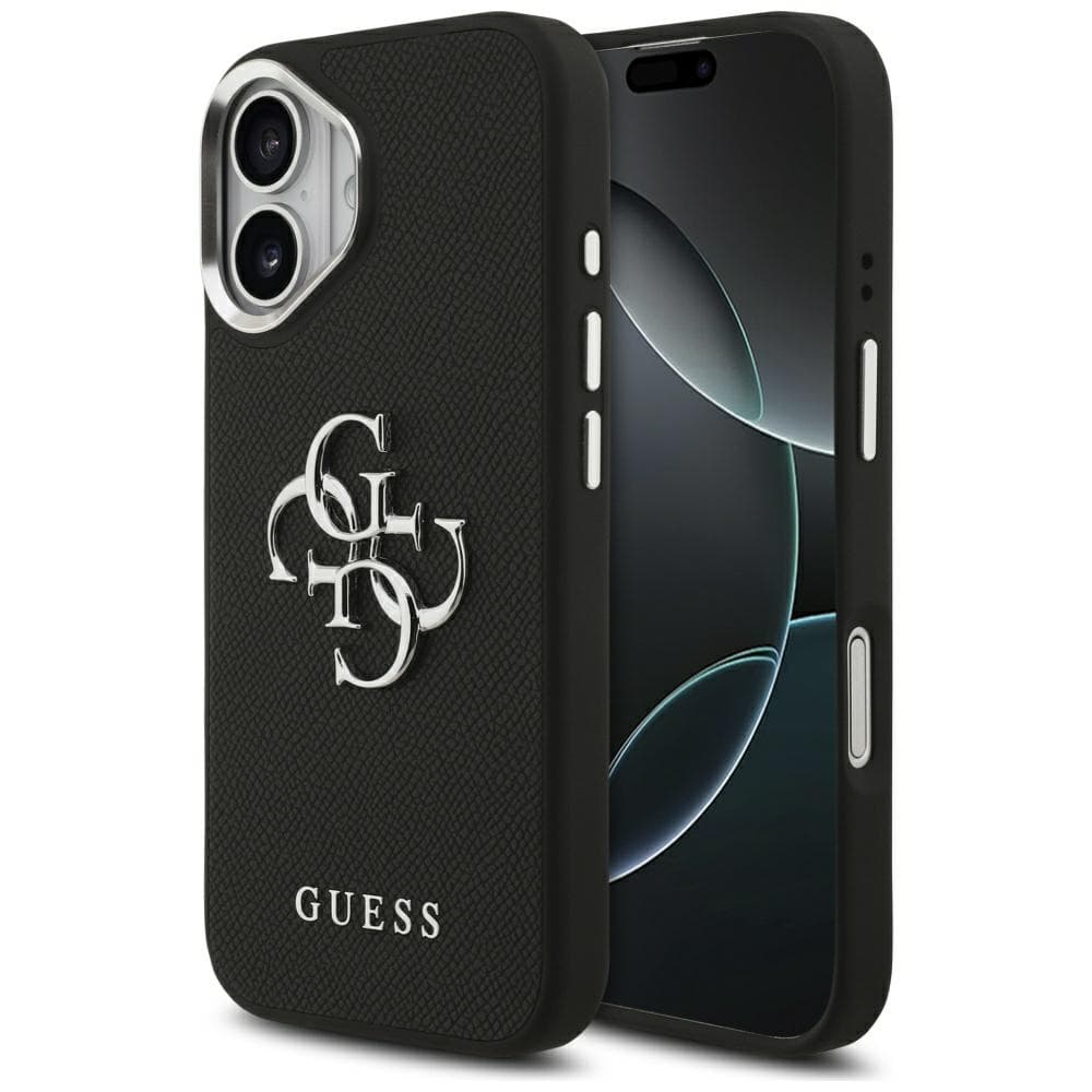 Guess Hardcase 4G Grained Big and Classic Logo iPhone 17 černý - náhled 1