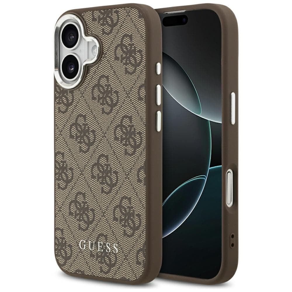 Guess Hardcase 4G Classic Logo MagSafe iPhone 17 Hnědý - náhled 1